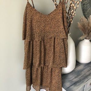 FOREVER21 CHEETAH DRESS